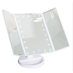 Зеркало косметическое Санакс 75271 настольное 18х12х28 см Белый LED подсветка сенсорный выключатель