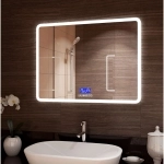 Зеркало для ванной Demure ЗЛП184 800х600 LED подсветка с подогревом музыкальным блоком