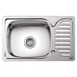 Мойка для кухни врезная LEDEME L96642 из нержавеющей стали, 66*42 см с сифоном