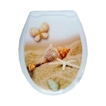 Сиденье для унитаза Океан Ракушка Бабочка 104-406-18