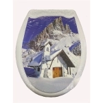 Сиденье для унитаза Океан Домик в горах 104-406-05