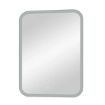 Зеркало для ванной Glamour ЗЛП243 500x700 LED подсветка сенсорный выключатель