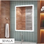 Зеркало для ванной Sevilla ЗЛП728 800x1200 LED подсветка сенсорный выключатель