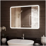 Зеркало для ванной Demure ЗЛП634 800x600 LED подсветка сенсорный выключатель и подогревом