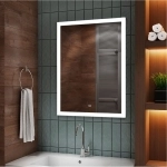 Зеркало для ванной Sevilla ЗЛП549 800х900 LED подсветка сенсорный выключатель
