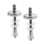 Комплект креплений к унитазу HARO C2202Y/C0202Y нижнее стальное с микролифтом с эксцентриком