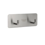 Вешалка для ванной BRIMIX 538 с 2-мя крючками из нержавеющей стали