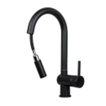 Смеситель для кухни Gross Aqua Extra 3140609MB с вытяжным изливом черный