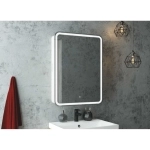 Зеркало-шкаф для ванной Elliott ЗЛП1126 550х800 LED подсветка сенсорный выключатель
