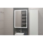 Зеркало-шкаф для ванной Allure ЗЛП1128 550х800 LED подсветка сенсорный выключатель