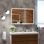 Зеркало-шкаф для ванной Tokio ЗЛП359 900х530 LED подсветка сенсорный выключатель