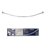 Карниз для ванной GFmark 100013 Хром 1600 мм закругленный