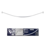 Карниз для ванной GFmark 100014 Белый 1600 мм закругленный