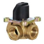 Клапан четырёхходовой поворотный смесительный 3/4