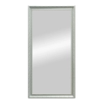 Зеркало для ванной Дубай Б037 600х1100 Белый в багете из пластика