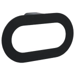 Кольцо для ванны GROSS AQUA Space Matt Black GA18232MB для полотенец
