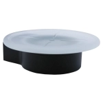 Мыльница для ванны GROSS AQUA Space Matt Black GA18239MB cтеклянная настенная