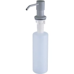 Дозатор для кухонной мойки врезной Diadonna D6619006WG светло-серый из пластика/металла, 150 мл механический