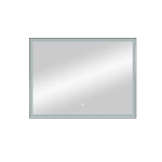 Зеркало Aralia LED 800х600 BLACK с сенсором алюм. профиль ЗЛП1126