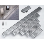 Желоб Dikalan водоотводящий с первфориванной решеткой из нерж. стали 90 см D7629