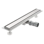 Желоб TIM гориз.выпуск с решеткой под кладку плитки защита от запаха:(сухой +гидрозатвор) 70*600мм BAD456002