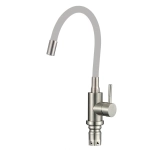 Смеситель для кухни Savol FS26729-04 с гибким изливом серый