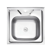 Мойка для кухни накладная LEDEME L75050 из нержавющей стали, 50*50 см без сифона