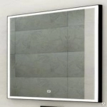Зеркало Frame LED 1000х700 BLACK с сенсором ЗЛП188