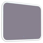 Зеркало Demure LED 900x700 с сенсором и часами ЗЛП1626