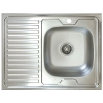 Мойка для кухни накладная LEDEME L98060-R из нержавеющей стали, 80*60 см без сифона