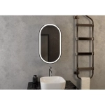 Зеркало-шкаф Elmage Black 450х800 LED подсветкой и датчиком движения МВК049