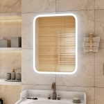 Зеркало Glamour Led 700х900 ЗЛП99/10 с сенсором и часами