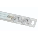 Карниз для ванной Savol S-09090W угловой из алюминия, 180 см Белый универсальный