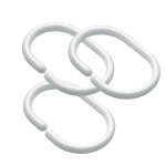 Кольца для шторы в ванную Savol S-YLK001 (12 штук)