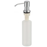 Дозатор для кухонной мойки врезной Savol S-ZY001 хром из пластика/металла, 380 мл механический