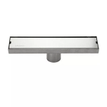 Желоб Санакс 300х68 мм 30031 из нержавеющей стали вертикальный, крышка литая, с сухим затвором