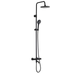 Душевая система OLIVE'S TERMO 34511TMB Черный с термостатом