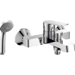 Смеситель для ванны RUSH Balearic BA3935-44 с коротким изливом хром