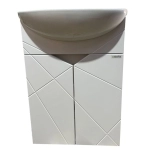 Тумба для ванной AGATA АТ50-615 Грань 50 напольная 2 двери с раковиной Уют 50