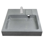 Раковина Стандарт 60 5227600-6 Серый с кронштейном и мыльницей 600х599х85 мм