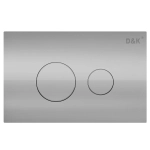Кнопка механическая двойная D&K Venice DB1029001 хром