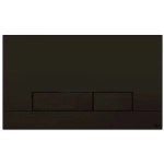 Кнопка механическая двойная Narrow OLIpure, пластик,  черный soft touch OLI 152942