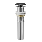 Донный клапан для раковины DC9025 D&K, черный