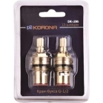Кран-букса DoKorona DK-295 1/2 керамика в блистере 2 штуки