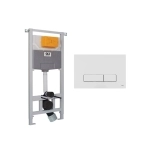 Инсталляция OLI 120 ECO Block Sanitarblock mechanic с кнопкой Narrow OLIpure, белый 773708