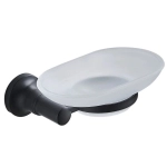 Мыльница настенная Potato P1802BL черный