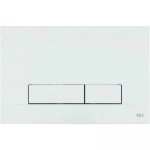 Кнопка механическая OLI двойная Narrow OLIpure пластик, белый 148300/192900 (120PLUS/74/EXPERT/QUADRO)