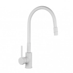 Смеситель для кухни GROSS AQUA ColorFlex Matt White 3241508MW с гибким изливом белый