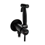 Смеситель для бидe MAGNUS 2076 Черный гигиенический встраиваемый