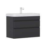 Тумба подвесная Eltoro 80.2Y tpELTR80.2Y-03 Пленка Soft touch 2 ящика с раковиной Nice 80 9595-80